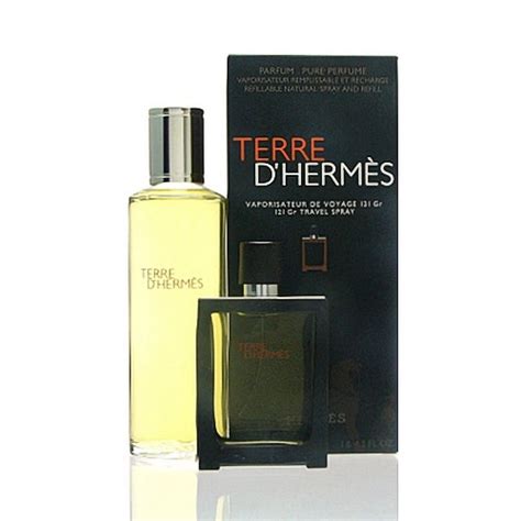 hermes terre parfum nachfüllung|terre d'hermes parfum price.